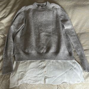 Maternity and nursing sweater